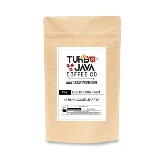 Turbo Java Coffee Co. English Breakfast Tea 3 oz / Loose Leaf